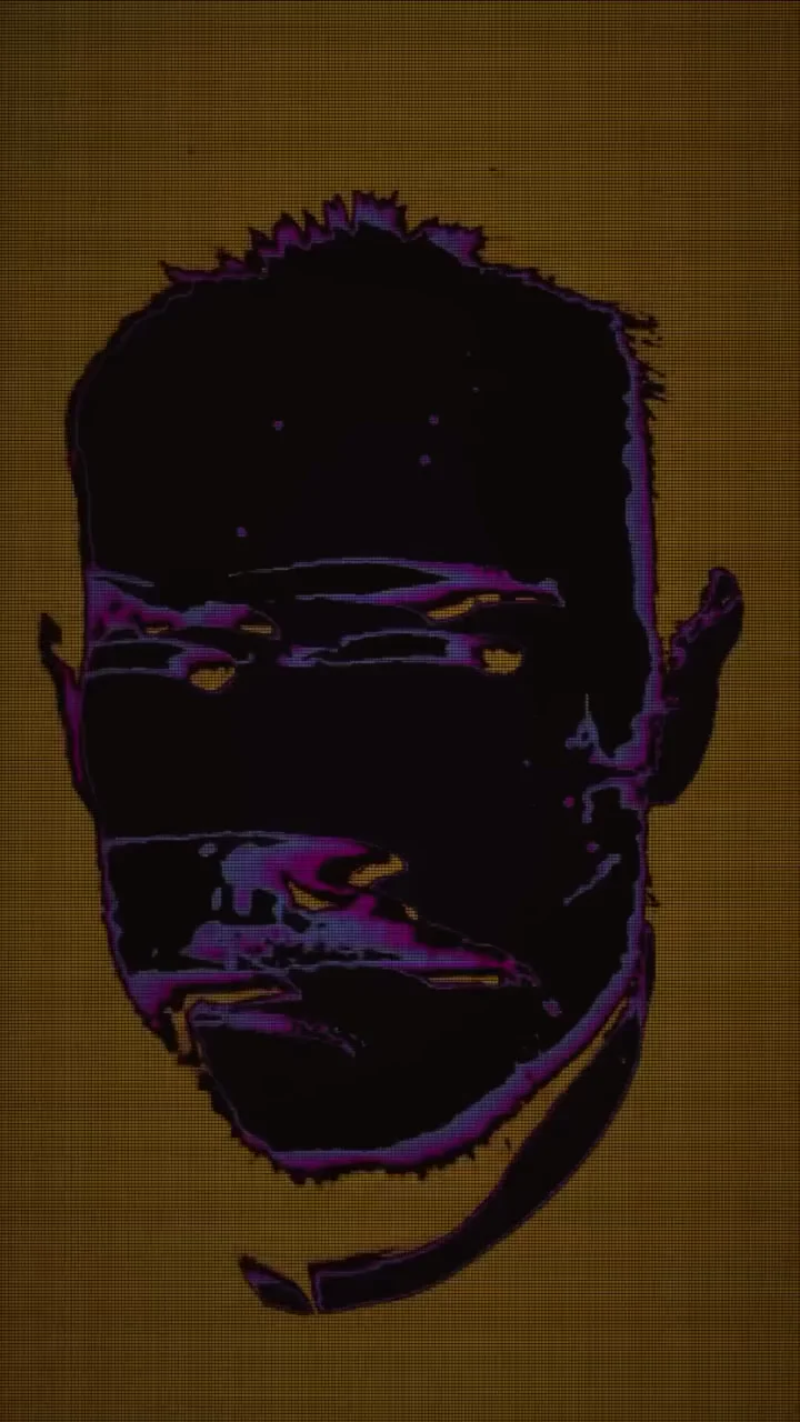 Reduced yellow portrait