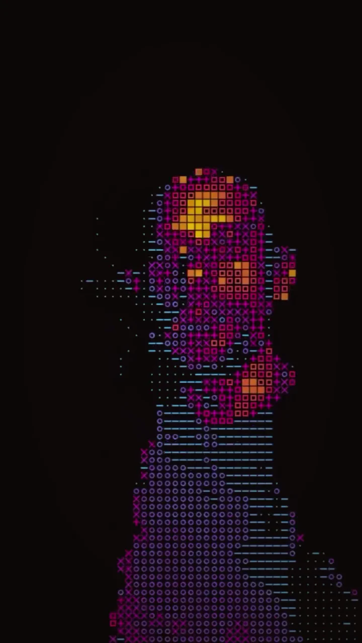 Realtime pixel portrait