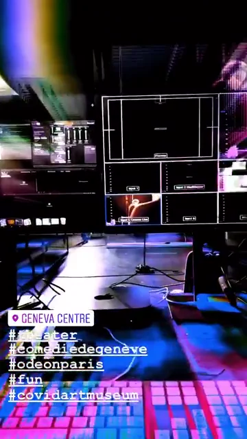 Camera and control environment for Comédie de Genève video-system work