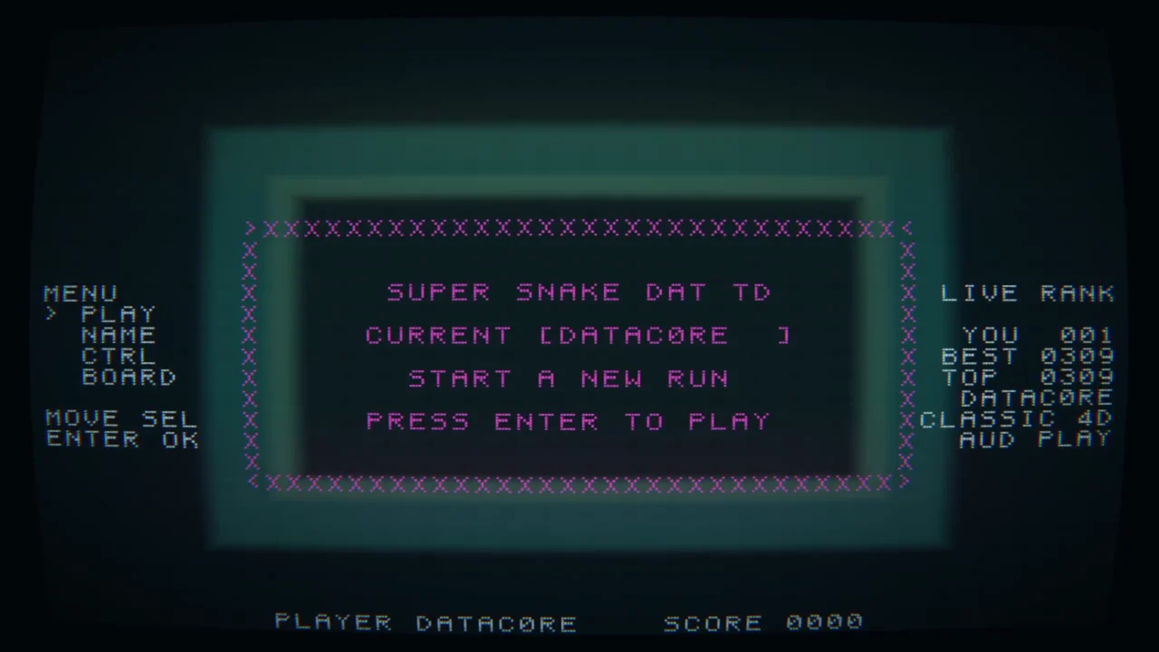 Snake menu
