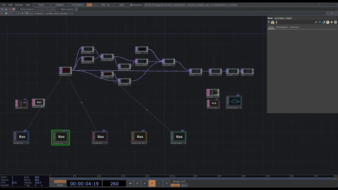 TouchDesigner network
